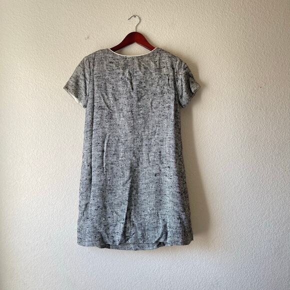 Vintage 60s Mod Tweed Two Piece Dress and Jacket Set Gray Jackie O Style Size XS - Picture 5 of 8